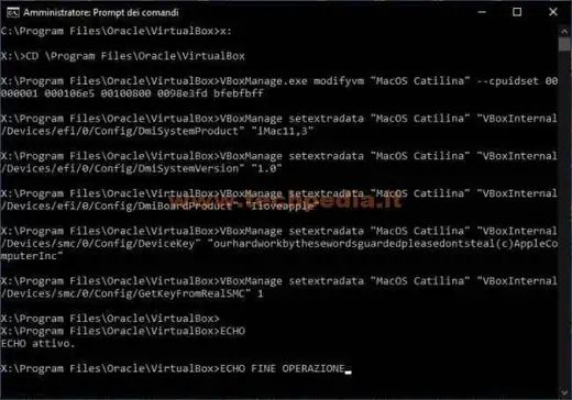 installare catalina windows virualbox 055