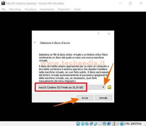 installare catalina windows virualbox 079