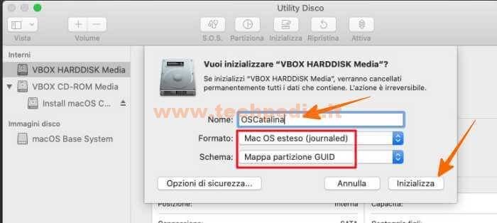 Installare Catalina Windows Virualbox 094