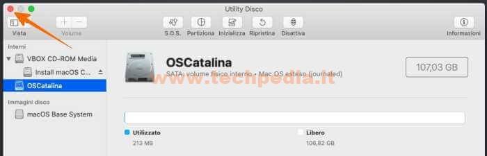 Installare Catalina Windows Virualbox 098