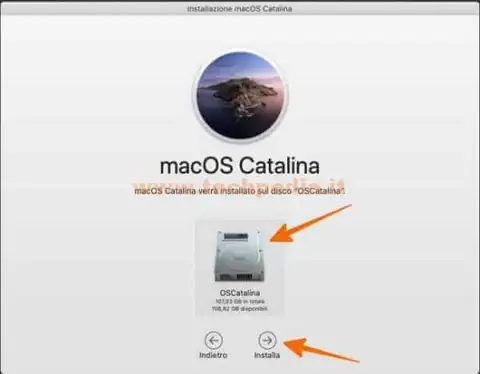 installare catalina windows virualbox 112