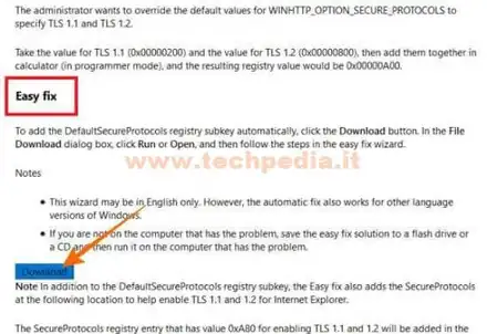 outlook errore server non supporta tipo crittografia 019
