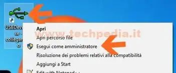 USBDEVIEW avvio come amministratore