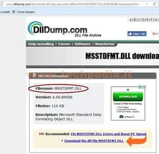 risolvere errore 713 dll msstdfmt mancante windows 010
