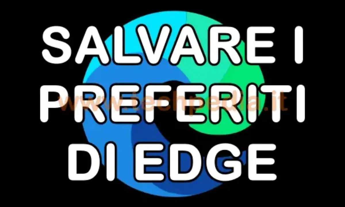 Salvare preferiti di Edge