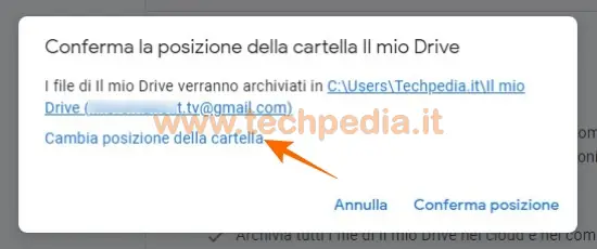 spostare cartella google drive 131