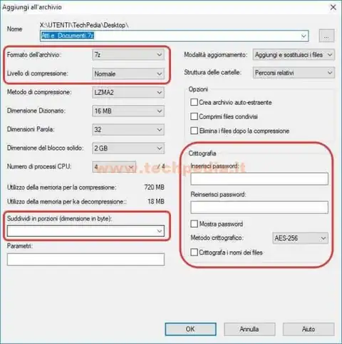 zip e unzip con 7zip windows 037A